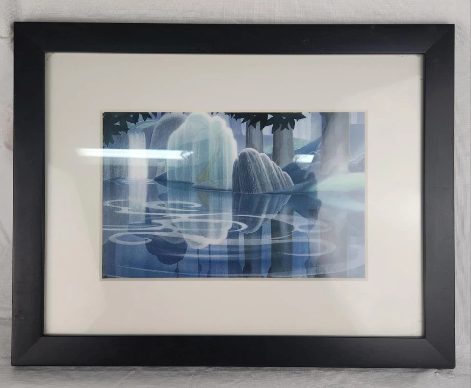 18"x14" Walt Disney Framed Visual Development Art Piece from Fantasia - Image 1 of 4