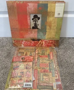 K&Company Postgebundenes Sammelalbum-Set für 12 x 12 Papiere Neu A92 - Bild 1 von 9