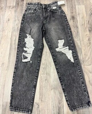  男孩 RSQ 90 年代牛仔裤 8 码全新带标签仿旧风格 Tilly’s MSRP $60  — 第 1/4 张图片