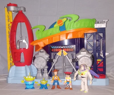 Disney Pixar Toy Story 4 Imaginext Pizza Planet Play Set & Figures Included - Image 1 of 4