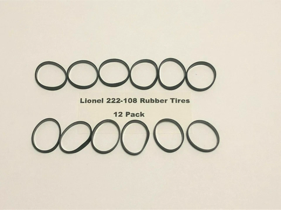 Lionel Traction Tire Diesel 222-108 Set of 4 Tires