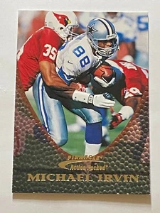 Tarjeta base de fútbol americano Pinnacle 1997 llena de acción #83 de Michael IRVIN - Imagen 1 de 2