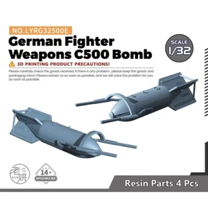 SSMODEL 1/32 500E Model Upgrade Parts German Fighter Weapons SC50 Bomb WWII WAR - Picture 1 of 3