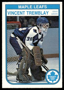 1982-83 O-Pee-Chee Vincent Tremblay Rookie Toronto Maple Leafs #334