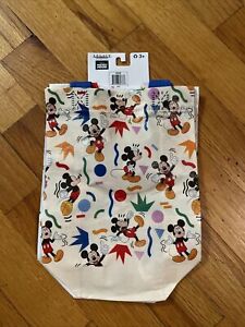 Disney Mickey Mouse 2 Pack Mini Reusable White Gift Bags with Handles NEW!
