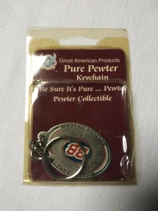 Dale Jarrett Keychain #88 Nascar Follow My Lead Solid Fine Pewter 1998 - Picture 1 of 5