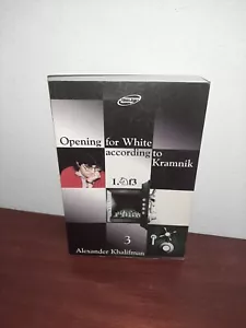 Opening for White According to Kramnik 3 by Alexander Khalifman Paperback Chess - Foto 1 di 3