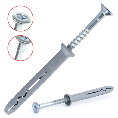 Nageldübel Schnellmontage Schlagdübel Einschlagdübel Senkkopf Dübel - Bild 1 von 4