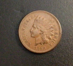 1868 Indian Head Cent Penny, XF Details. Beautiful! E198 - Picture 1 of 3