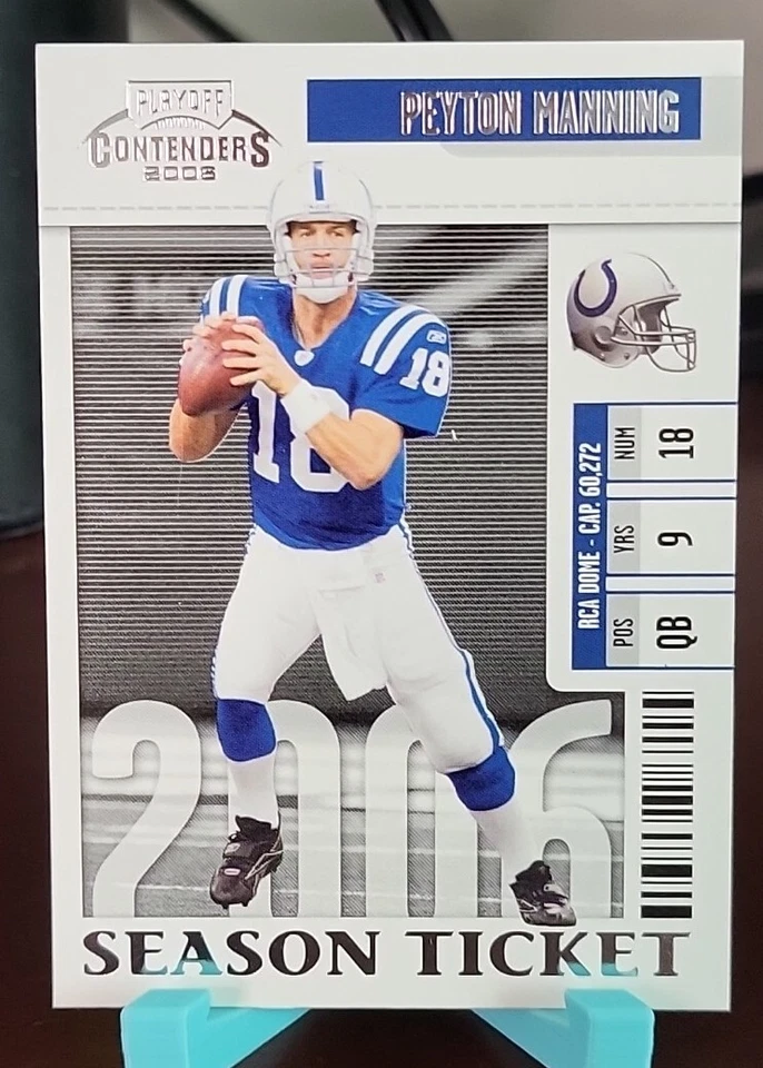 2006 Playoff Contenders #43 Peyton Manning  Colts  - Image 1 of 4