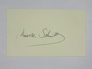Tarjeta autógrafa firmada por Maarten Schmidt 3x5 astrónoma casi estelar  - Imagen 1 de 1