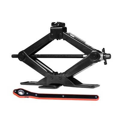 Ast10202sb Wide Base Cross Car Scissor Jack Steel Portable Quick Lift Tire Jack - Image 1 of 4