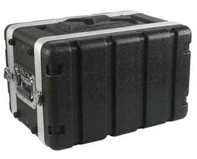 Rack Case 6U Space SHALLOW 8 Inch Deep shell, DJ, Light Weight 19" Std w Screws - Image 1 of 4