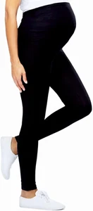Leggings Premamá Materna Embarazo MERITEX T.M Art. 3751 Negro Talle Alto - Imagen 1 de 2