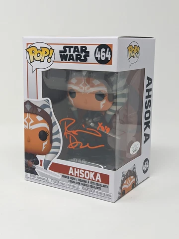 Rosario Dawson Star Wars Mandalorian Ahsoka #464 Signed Funko Pop! JSA Autograph Cover