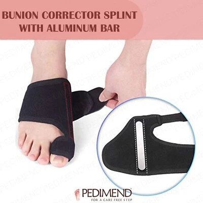 Pedimend Big Toe Separator Straightener Bunion Valgus Splint Corrector 2PC (L+R) - Image 1 of 4