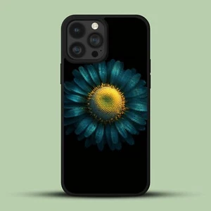 neon daisy flowers dark Shockproof Case For iPhone 14 15 11 12 13 Pro X - Picture 1 of 200