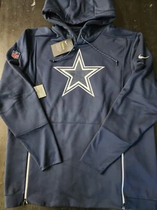 New Men's Dallas Cowboys Nike Therma Sideline Player Fleece Navy Style 10003525 - Picture 1 of 3