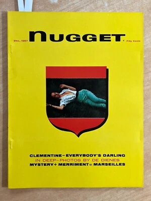 NUGGET Man's World Magazine December 1957 Vol. 2 #11 PINUP HIGH GRADE FILE COPY - Image 1 of 4