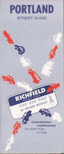 1962 Richfield Road Map: Portland NOS - Bild 1 von 1