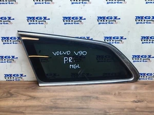 VOLVO V90 D4 REAR QUATER WINDOW GLASS 32219958 LEFT SIDE 2017-2020 - Picture 1 of 22