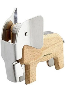Kikkerland Elephant Corkscrew Multi Tool Steel Bottle Opener Kitchen - Picture 1 of 3