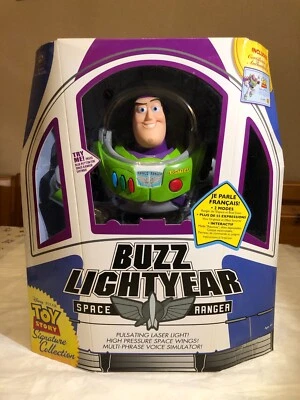 Buzz Lightyear Signature Collection French - New - Never Open - Read Description - Immagine 1 di 4