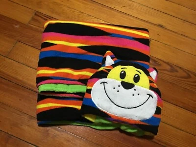 "Flipa Zoo Niños Toalla Envoltura Baño con Capucha Multicolor Gato Talla 22""x51""" Foto 1 de 4