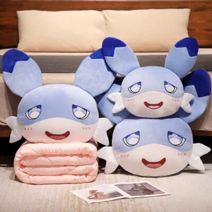Cartoon Games Palworld Chillet Throw Pillow Blanket Back Cushion Fold Quilt Gift - Picture 1 of 16