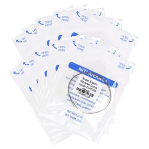 10X Dental Orthodontic Super Elastic Niti Reverse Curve Rectangular Arch Wires - Picture 1 of 5