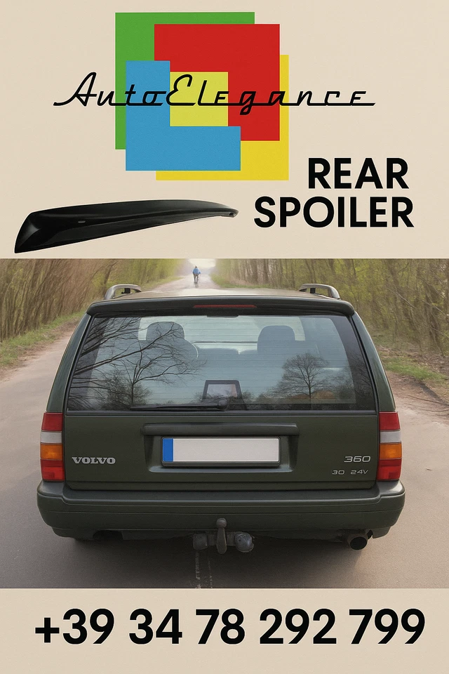 ❤️ SPOILER ADATTO PER VOLVO 740/940/960❤️ - Imagen 1 de 3