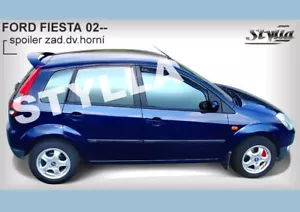 SPOILER REAR ROOF TAILGATE FORD FIESTA MK6 MKVI WING ACCESSORIES - Foto 1 di 1