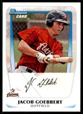 2011 Bowman Prospects Jacob Goebbert #BP65 Houston Astros