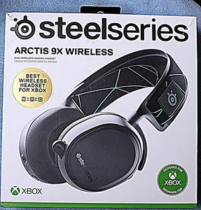 STEELSERIES ARCTIS 9X WIRELESS GAMING HEADSET FOR XBOX SERIES X / XBOX ONE-61481 - Picture 1 of 6