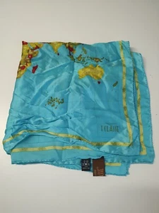 ALVIERO MARTINI  FOULARD 100% SILK SETA SCARVES SCARF SQUARE MADE ITALY - Picture 1 of 7