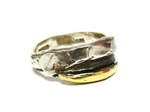 Designer Atelier Reister & Becker 925 Silber & 750 Gold Ring - Gr. 54 - Bild 1 von 10