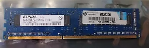 Elpida EBJ41UF8BCF0-DJ-F 4GB DDR3-1333 PC3-10600 Memory Module (HP-497158) - Picture 1 of 1