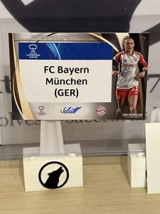 2023-24 Topps Chrome UEFA Women’s CL Official Draw Card Auto Relic Lea Schuller - Picture 1 of 8
