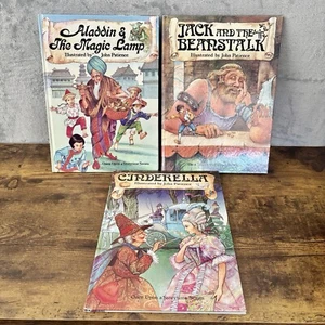 Jack and the Beanstalk, Aladdin, Cinderella Once Upon a Storytime Series 3 Books - Picture 1 of 14