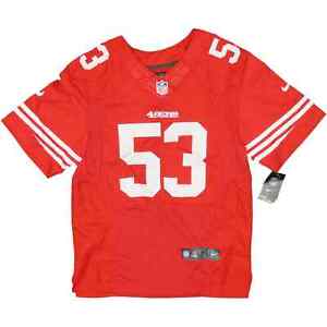 Nike Navorro Bowman 53 San Francisco 49ERS NFL Authentic Sewn Stitched Jersey
