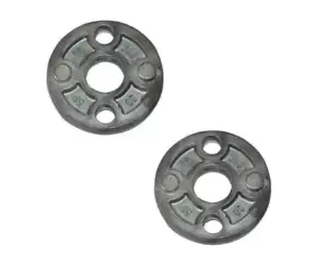 2 x FLYMO BENZIN SCHWEBENMÄHER XL500 XL550 GT5OO LEGIERUNG KLINGE ABSTANDSHALTER 513834000 - Bild 1 von 2