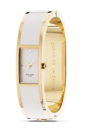 Orologio donna Kate Spade 1YRU0048 New York quadrante bianco tono oro