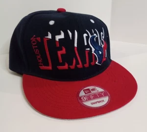 Houston Texans New Era 9fifty Snap-Back Mütze navy/rot/weiß - gebraucht, nie getragen - Bild 1 von 7