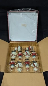New Santa & Snowman Tic Tac Toe Board by Home Interiors 12 1/2" X 12 1/2" V13820 - Picture 1 of 8