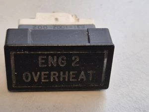 Korry 318 Leuchtkammer "Eng 2 Overheat" - Bild 1 von 2