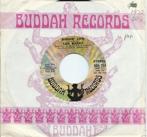 Len Barry:Diggin' life Mono and Stereo:US Buddah:DJ 1972 - Picture 1 of 3