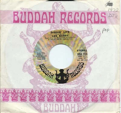 Len Barry:Diggin' life Mono and Stereo:US Buddah:DJ 1972 - Image 1 of 3