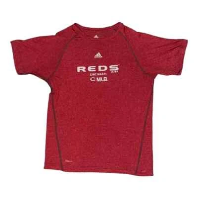 Camiseta Adidas MLB Cincinnati Reds Climalite beisebol masculina extra grande em excelente estado usado - Imagem 1 de 3