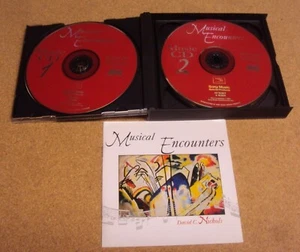 MUSICAL ENCOUNTERS - David C. Nichols 4 CD Box Set Sony Prentice Hall w Catalog - Picture 1 of 4