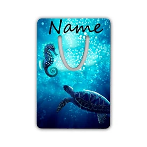 Schildkröte Lesezeichen mit Namen | personalisiert | Einschulungsgeschenk - Bild 1 von 6